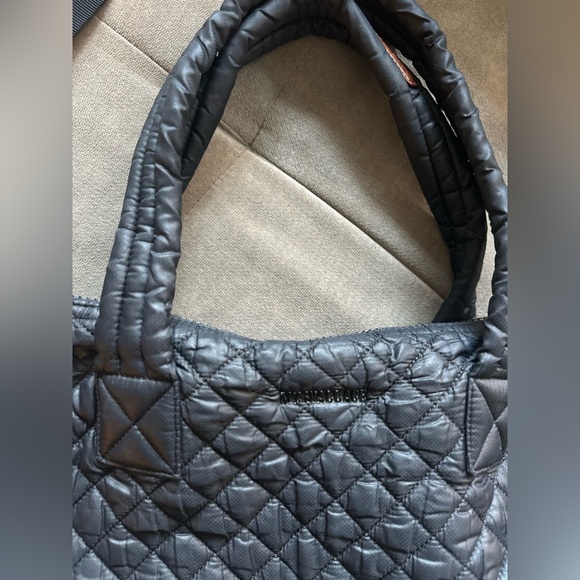 MZ Wallace Black Oxford Quilted Medium Sutton Tote Bag - Picture 2 of 12
